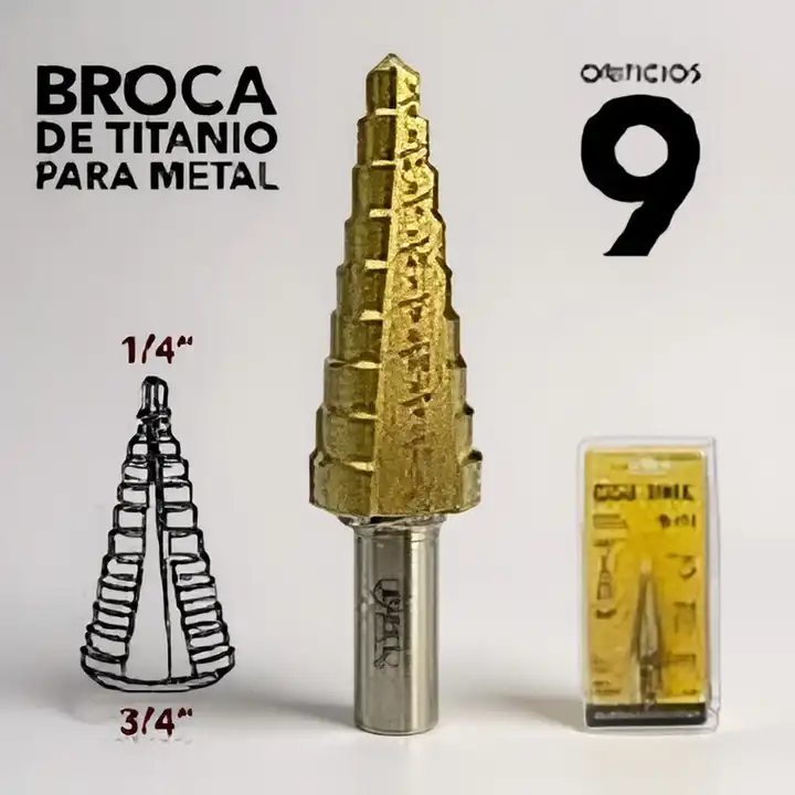 Broca escalonada 1/4 a 3/4