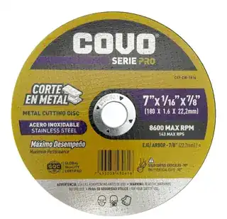 Disco para corte cort metal 7"
