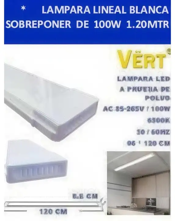 Lámpara LED a prueba de polvo 100 W