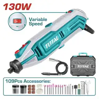 Rotamil 130 W boquilla 1/8" mini amolador