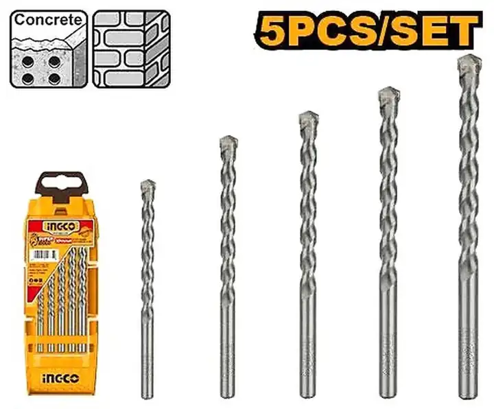 Juego de mechas para concreto 5 pzas