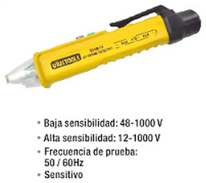 Detector de voltaje 12 V 1000 V