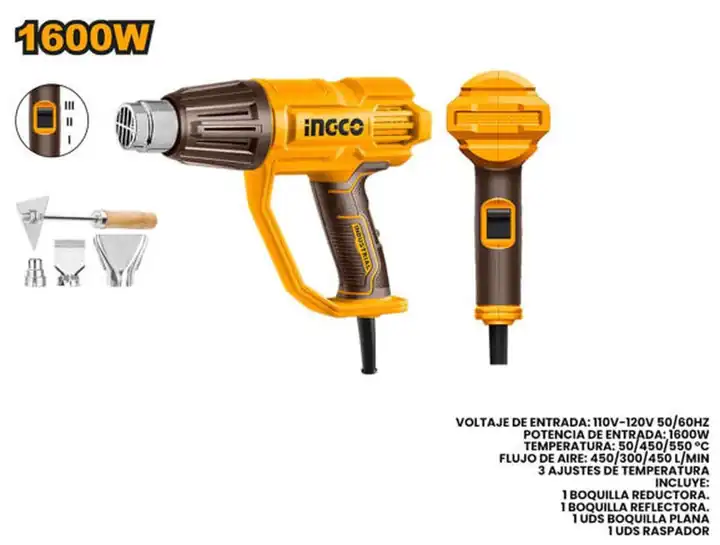 Pistola de calor 1600 W
