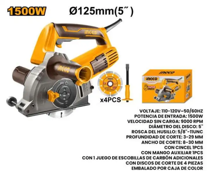 Sierra cortadora azulejo 1500 W