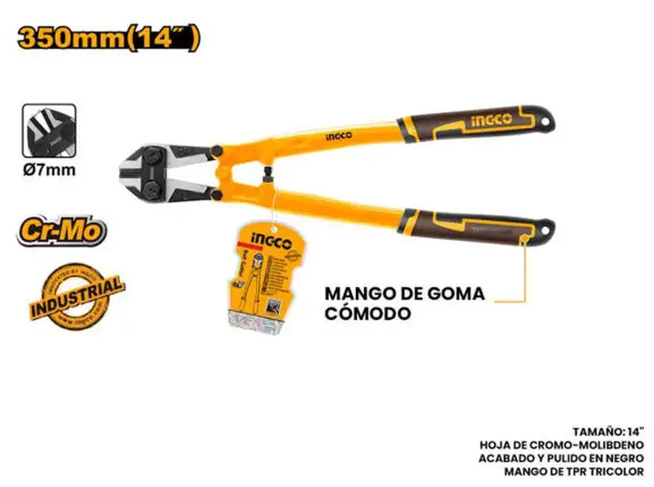 Cizalla manual 14" mango tpr