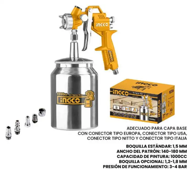 Pistola para pintar 1lt 1.5mm