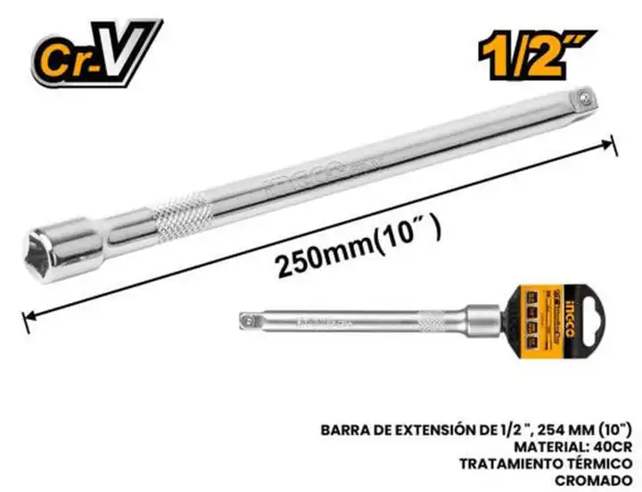Extensión para dados 10" x 1/2