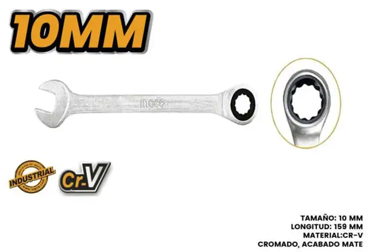 Llave combinada 10mm crique