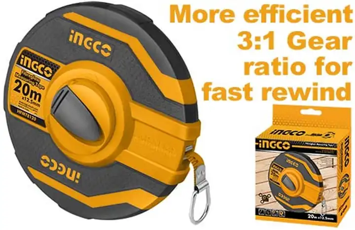 Cinta métrica fibra vidrio 20m