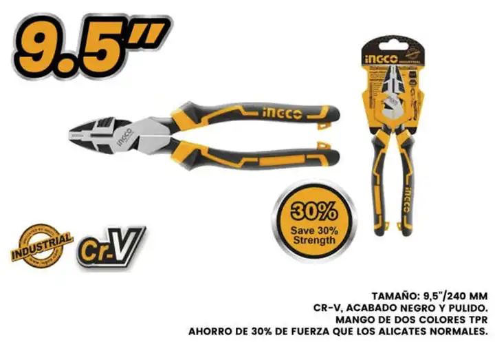 Alicate universal 9.5"