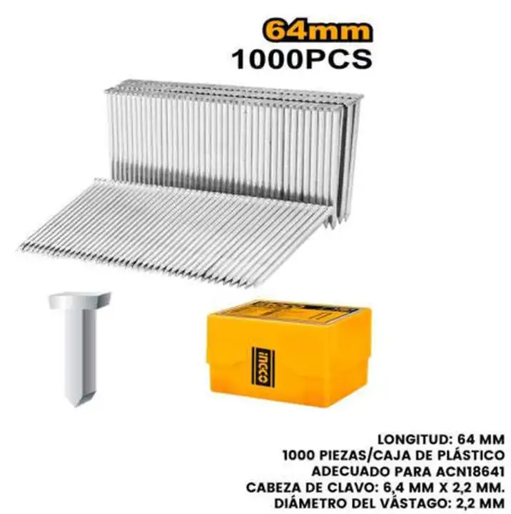 Clavo para hormigon 64mm