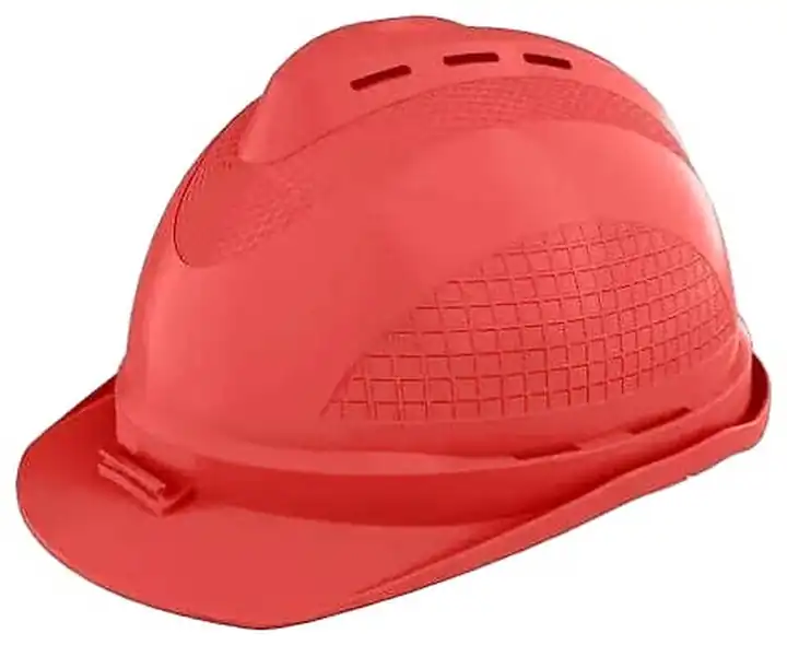 Casco de seguridad rojo