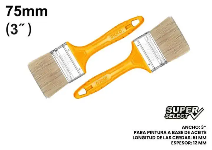 Brocha para pintar 3"