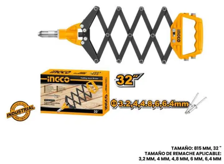 Remachadora manual 32"