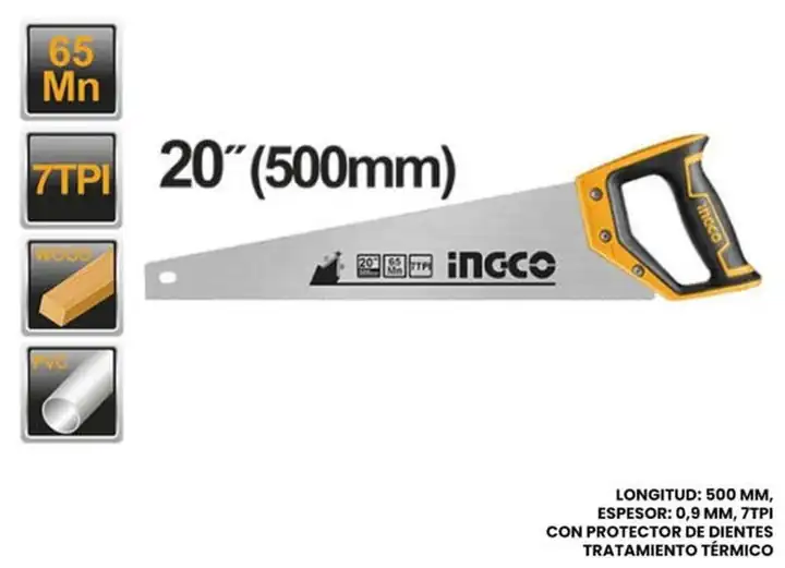 Sierra de mano indust. 20"