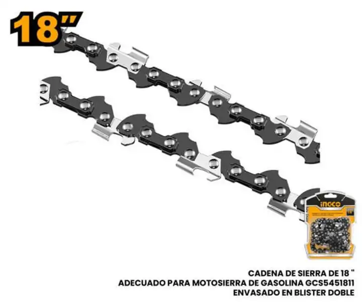 Cadena para motosierra 18"