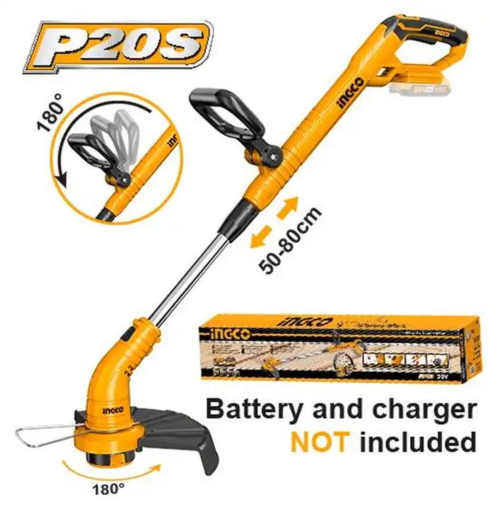 Desmalezadora con mango extens. 20 V