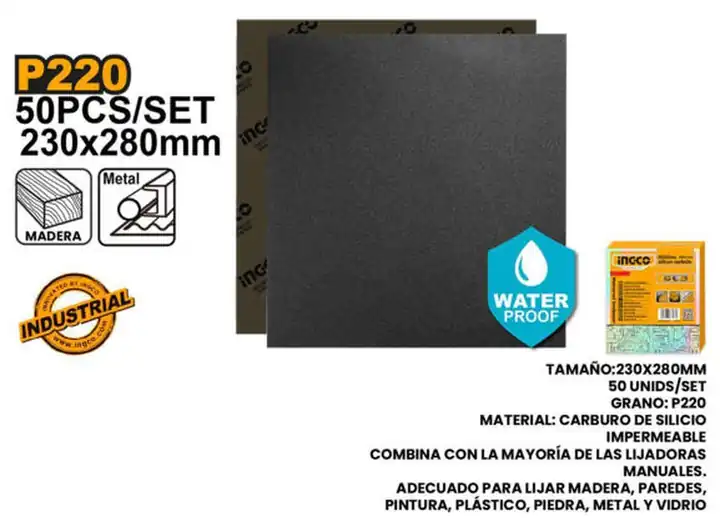 Lija impermeable p220