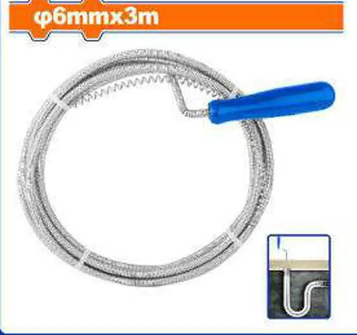Destapador de cañeria 6mm x 3mts