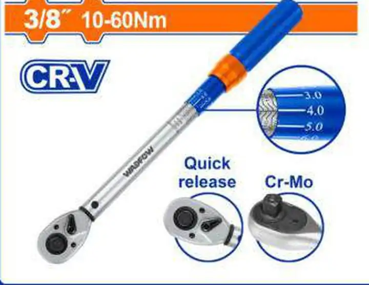 Torquimetro manual 3/8" 10-60nm