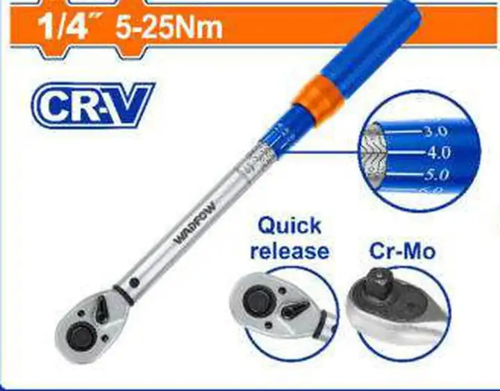 Torquimetro manual 1/4" 5-25nm