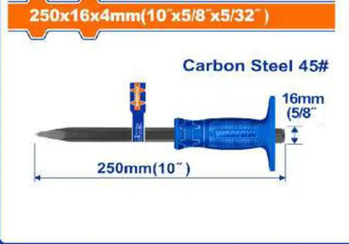 Cincel para concreto 10" 5/8"