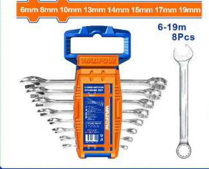 Juego de llave combinada 8pzas 6-19mm
