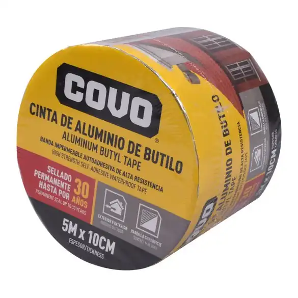 Cinta de aluminio de butilo 5 m x 10 cm