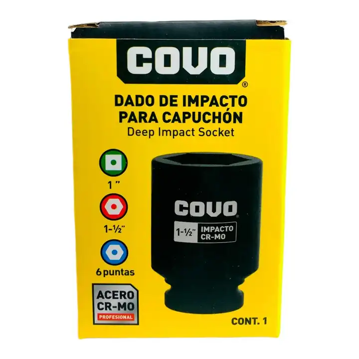 Dado de impacto 1 1/2" x 1"