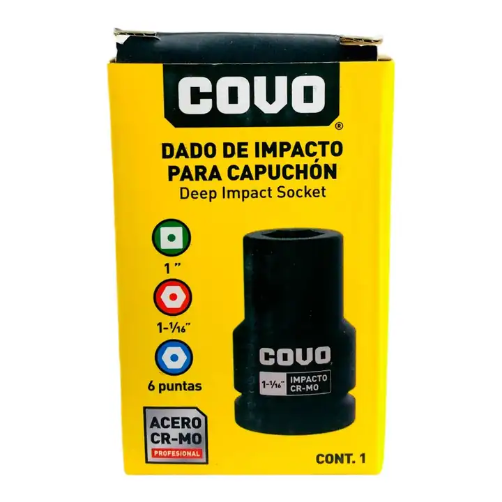 Dado de impacto 1 1/16" x 1"