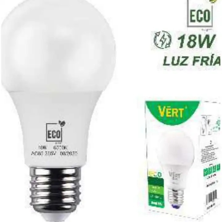 Bombillo LED A60 18 W luz fría 6500 K E27 85-265 V