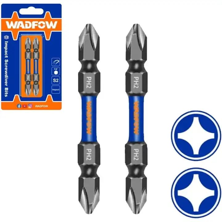Juego de 2 puntas de impacto PH2 x 65 mm